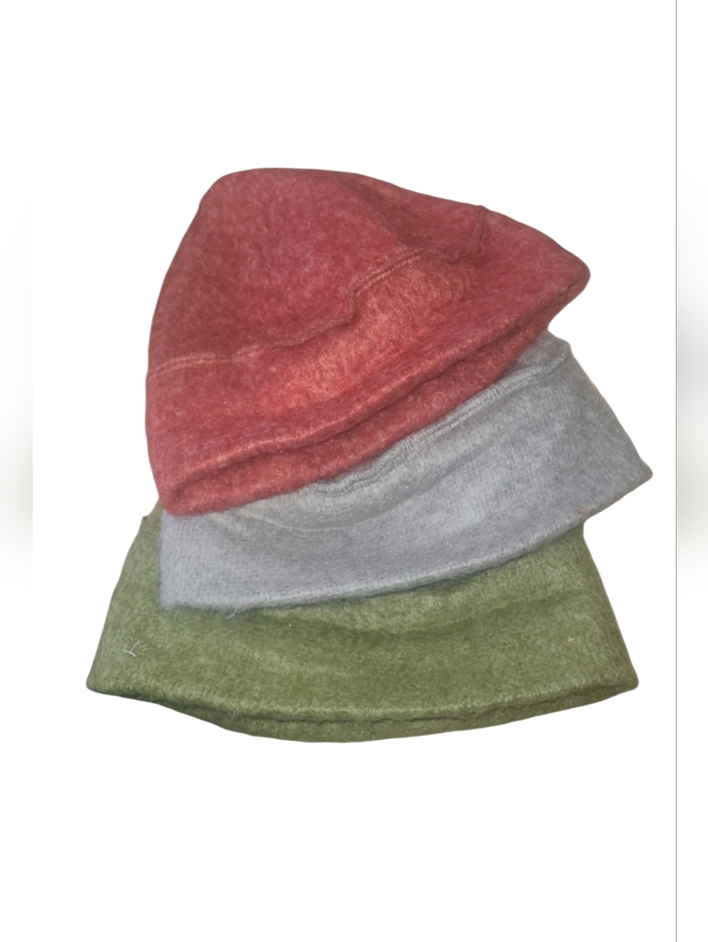 100% mohair wool beanies
